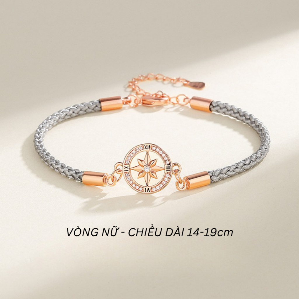 Lắc tay đôi nam nữ charm ngôi sao , vòng tay đôi hợp kim cao cấp không gỉ Imoon Jewelry