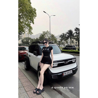 SET ÁO TAY CỘC BAD MIX CHÂN VÁY BÈO RÚT DÂY HOT HIT