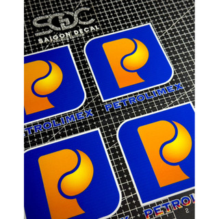 |1 Cái| Tem Sticker DTF Logo Petrolimex - Nguyên Bản & Chữ Lửa, Dán Trang Trí Được Nhiều Vị Trí Tuỳ Chỉnh - Có 2 Mẫu