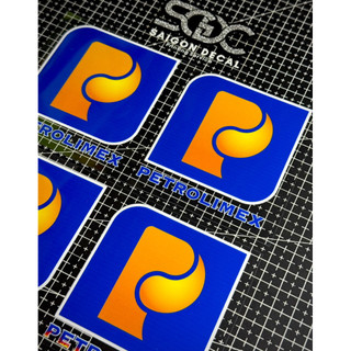 |1 Cái| Tem Sticker DTF Logo Petrolimex - Nguyên Bản & Chữ Lửa, Dán Trang Trí Được Nhiều Vị Trí Tuỳ Chỉnh - Có 2 Mẫu