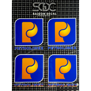 |1 Cái| Tem Sticker DTF Logo Petrolimex - Nguyên Bản & Chữ Lửa, Dán Trang Trí Được Nhiều Vị Trí Tuỳ Chỉnh - Có 2 Mẫu