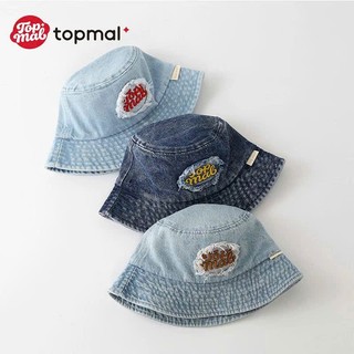 Mũ Bucket Jean Cho Bé Alulu Phong Cách Hip Hop - Nón Tai Bèo Denim Thêu Chữ Nổi Cao Cấp Cho Bé Trai Bé Gái Từ 2-7 Tuổi