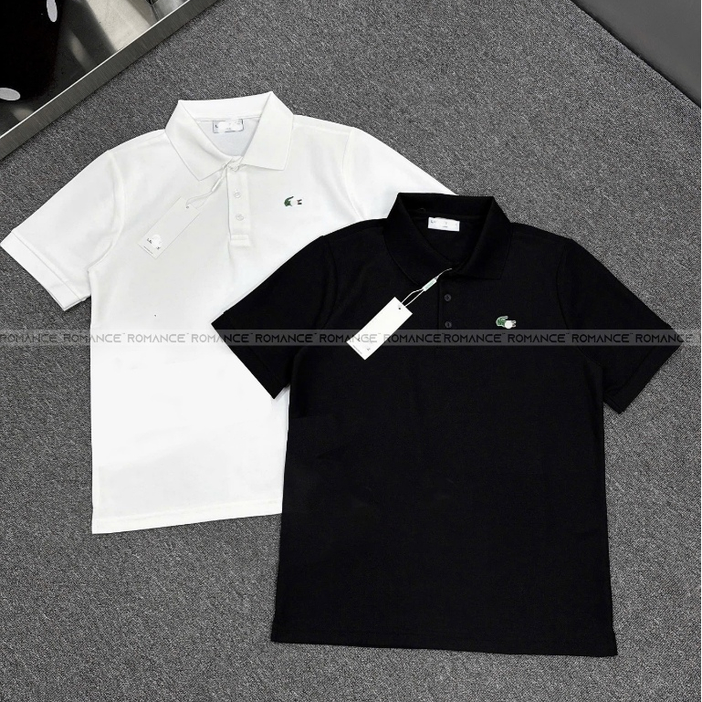 [Hàng Đẹp] Áo Polo Cá Sấu Thêu Logo Basic Chất Vải Cotton 100% Co Giãn Nam Nữ New ROMANCE STUDIO Full Tag Hãng