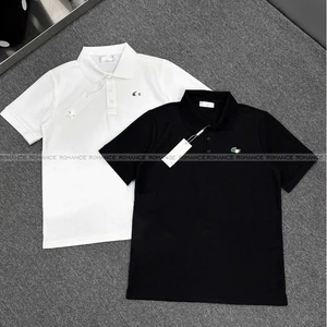 Áo Polo Cá Sấu Thêu Logo Basic Chất Vải Cotton 100% Co Giãn Nam Nữ New ROMANCE STUDIO Full Tag Hãng