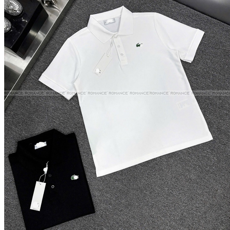 [Hàng Đẹp] Áo Polo Cá Sấu Thêu Logo Basic Chất Vải Cotton 100% Co Giãn Nam Nữ New ROMANCE STUDIO Full Tag Hãng
