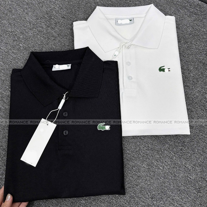 [Hàng Đẹp] Áo Polo Cá Sấu Thêu Logo Basic Chất Vải Cotton 100% Co Giãn Nam Nữ New ROMANCE STUDIO Full Tag Hãng