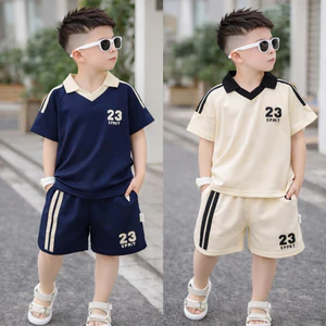 Bộ Đồ Trẻ Em Số 23 Cho Bé Trai Bé Gái – Set Quần Áo Mùa Hè Chất Vải Co Giãn 4 Chiều Thoáng Mát