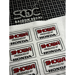 |1 Cái/Cặp| Tem Sticker UV Ép Nhiệt & DTF Sh•wa Honda Dán Phuộc Bình Dầu- Có 2 Mẫu
