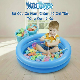 Bộ Đồ Chơi Câu Cá Nam Châm KidToys 42 Chi Tiết - Giải Trí Bé Yêu, Khám Phá Thế Giới Cá