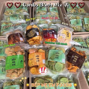 Bánh Mì Sấy Mix Vị : Bơ Tỏi / Phô Mai / Đường Đen / Cafe Caramel / Cốm Non ( Ghi chú chọn vị cho shop vào lúc đặt hàng )