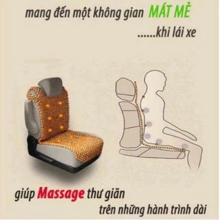 Lót ghế Ô TÔ hạt gỗ thông cao cấp cho mọi dòng xe