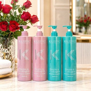 (Chính Hãng) Dầu gội xả KALISPRO 800ml phục hồi, chống rụng kích mọc tóc.