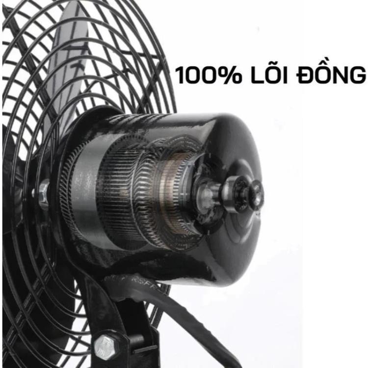Quạt tích điện xoay 180đ lồng sắt kèm pin trâu 10cell hàng nội địa Trung cực bền-Phiên bản mới nhất