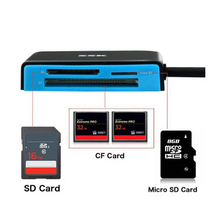 Đầu đọc thẻ đa năng 3.0 SSK SCRM330 - đọc thẻ TF/SD/CF (Đen) - Phụ Kiện Nhất Tín