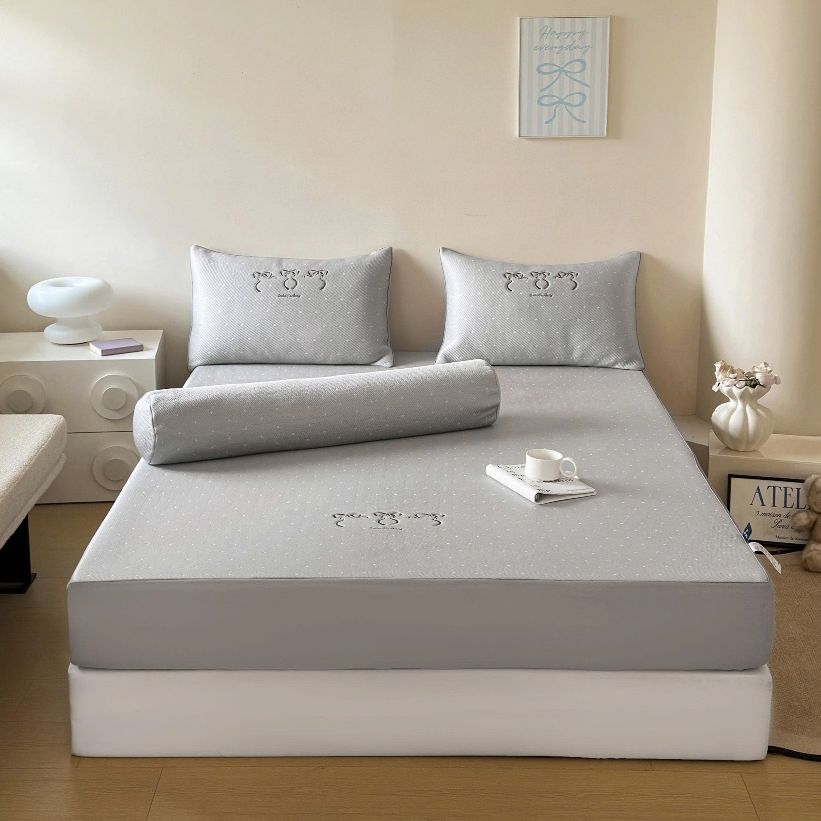 Chiếu Băng Lạnh Điều Hòa Cao Su Non Tencel Latex 4 Món TOPAZ Nhập Khẩu Mát Lạnh Ngủ Ngon Lành