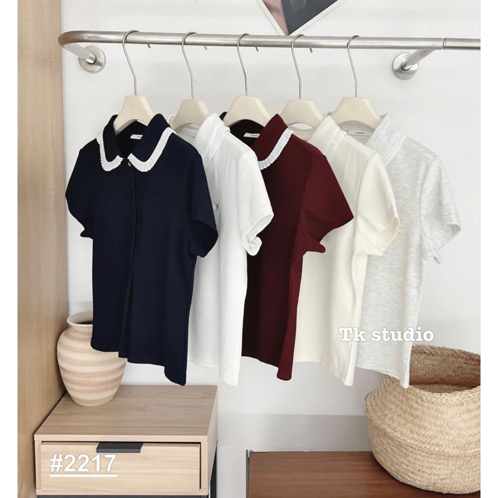 [𝑯𝒂 𝑨𝒏𝒉] Áo Polo Cộc Bèo Cổ QCL1