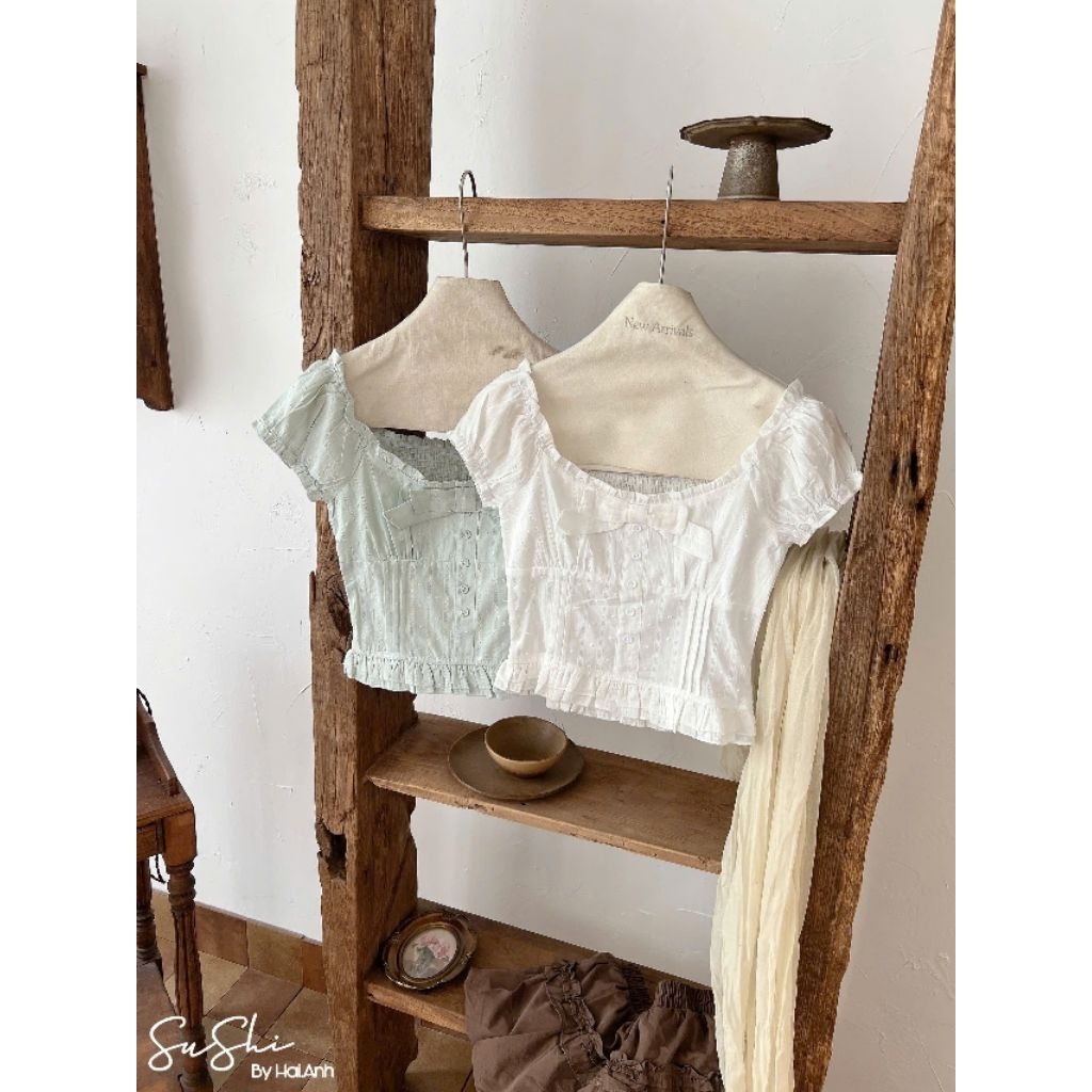 [𝑯𝒂 𝑨𝒏𝒉] Áo Sơ Mi Cộc Nơ Lưng Chun QCL1(40-46 kg)