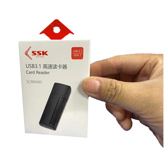 Đầu đọc thẻ 3.1 SSK SCRM400 nhỏ gọn - đọc thẻ TF/SD (Đen) - Phụ Kiện Nhất Tín