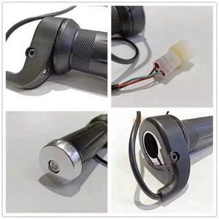 Tay ga xe điện Yadea X5 mẫu giác dẹp – Cao su non êm ái, chống nước, chống trơn trượt, 1 đôi phù hợp mọi xe