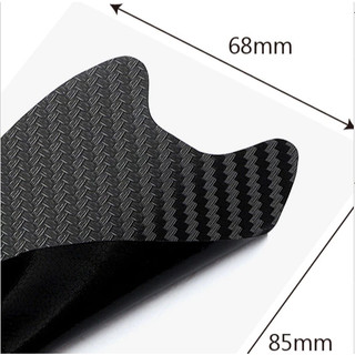 4 Miếng dán bảo vệ tay nắm cửa xe hơi bằng sợi carbon chất lượng cao