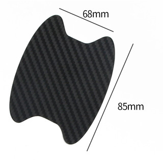 4 Miếng dán bảo vệ tay nắm cửa xe hơi bằng sợi carbon chất lượng cao