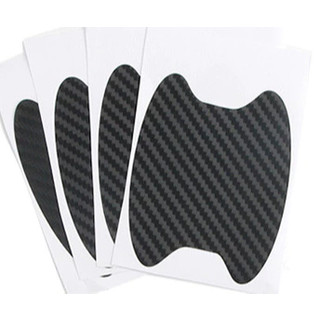 4 Miếng dán bảo vệ tay nắm cửa xe hơi bằng sợi carbon chất lượng cao