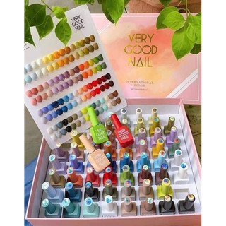 Sét sơn gel very good nail 60 màu hồng[CHÍNH HÃNG ] “tặng cặp base Top + bảng màu ”