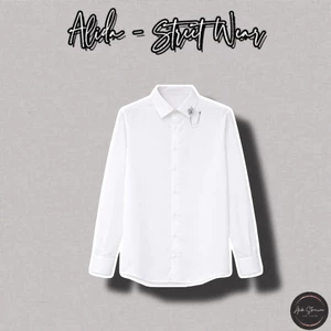 ⚡️[Hight Quality] Áo Sơ Mi Trắng Nam Nữ D1H Gabbb Shirts - Điểm Nhấn Cổ Đỉnh Tag Cao Cấp Loại 1