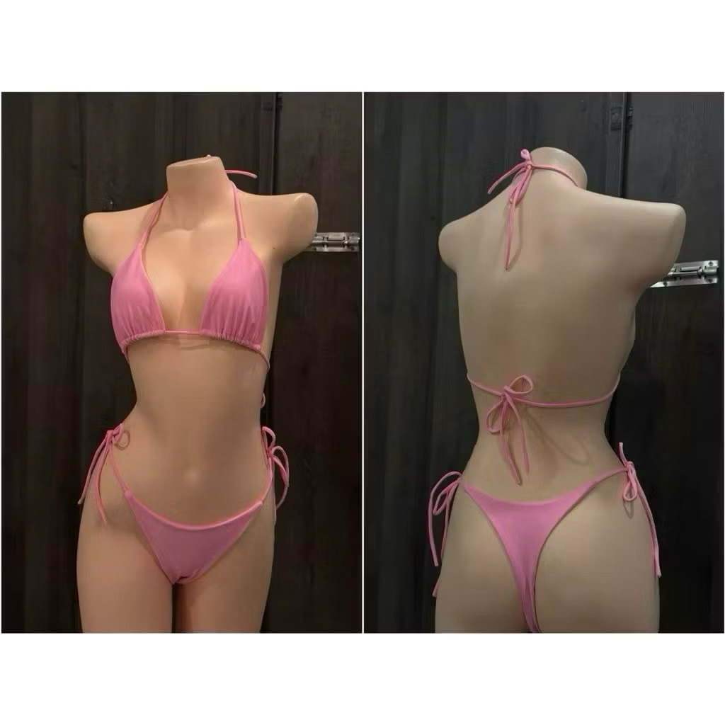 Bikini DTD tam giác 2 mảnh siêu nhỏ siêu lọt quần ôm mang dàn đẹp