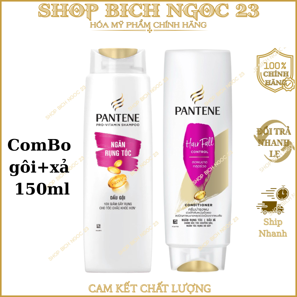 Dầu Gội + Xả Pantene Ngăn Rụng 150ml, 300ml