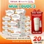Tặng bình giữ nhiệt 500ml, thùng 20g giấy ăn Đa Sắc Topgia mềm mịn dày dai 240 tờ