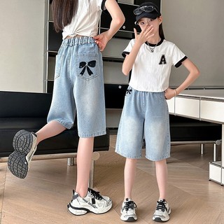 QuầN Short Jean Trẻ Em MớI HàN QuốC ThờI Trang, Dễ ThươNg ThoảI MáI, VảI QuầN đùI Cho Bé GáI