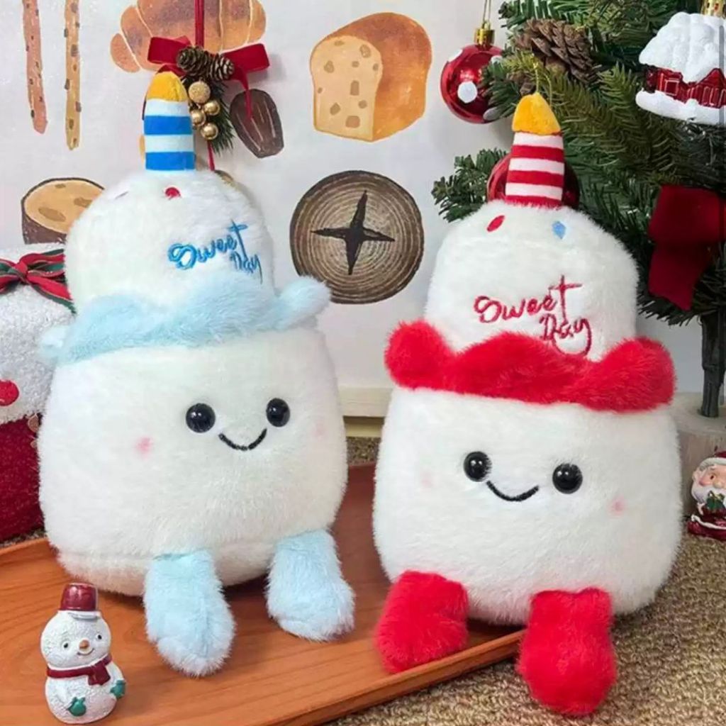Gấu Bông Bánh Kem Sinh Nhật Mặt Cười Mini Làm Quà Tặng Sinh Nhật. Decor Cho Bé,bạn Gái