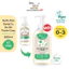 Nước Rửa Bình Sữa, Rau Củ Quả Và Đồ Dùng Em Bé Thuần Chay BZU BZU CleanHaven Tạo Bọt 500ml, Không Mùi