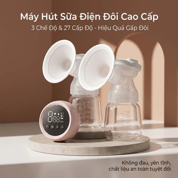 Máy hút sữa điện không dây Máy hút sữa mẹ hoàn toàn tự động Máy hút sữa lớn âm thanh nhẹ cho bà mẹ sau sinh