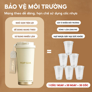 (MUA 1 TẶNG 5) Mua bình giữ nhiệt Topgia tặng 5 bịch khăn giấy rút đáy mộc an 1000 tờ 4 lớp dày dặn