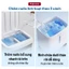 Quạt điều hoà không khí hơi nước FUJIHOME AC25 Nhập Khẩu, máy làm mát 3 tốc độ bình nước lớn 25L, tặng 4 hộp làm đá khô
