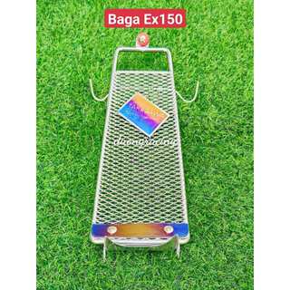 BAGA LƯỚI INOX TEM TAKEGAWA TITAN CHO EXCITER 150 – CHẤT CHƠI, CỨNG CÁP, SIÊU BỀN caoduongracing