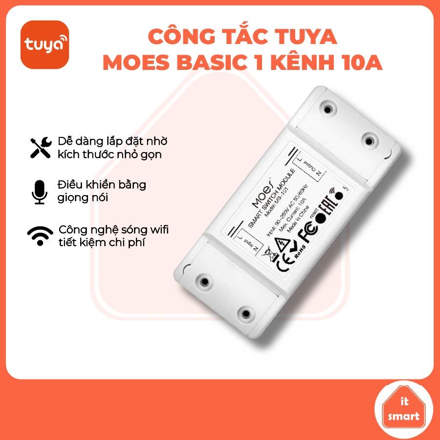 Công tắc thông minh MOES Tuya Basic