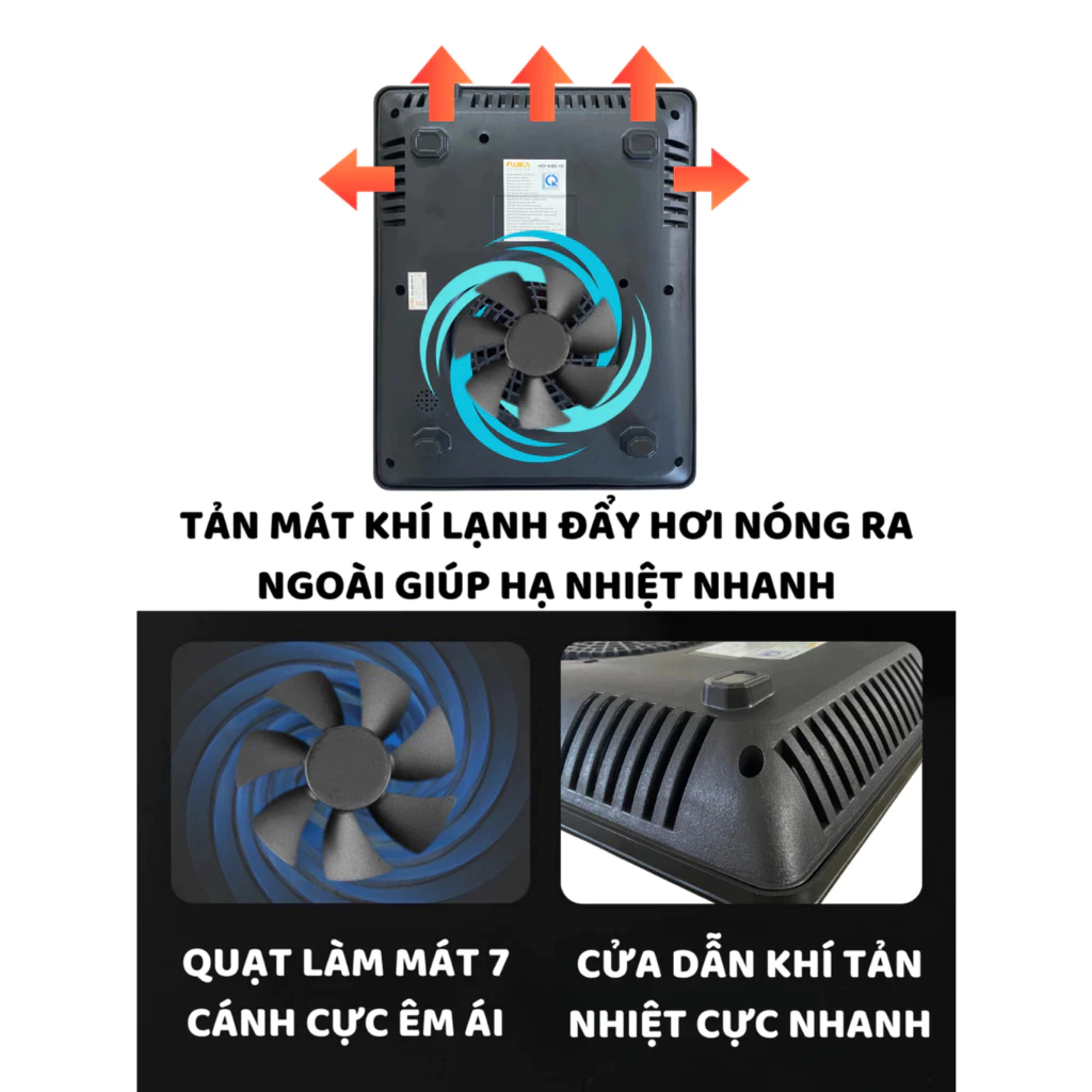 Bếp từ cơ SRAPP công suất 200W, bếp từ cao cấp chính hãng siêu tiết kiệm điện - Bảo Hành 12 Tháng