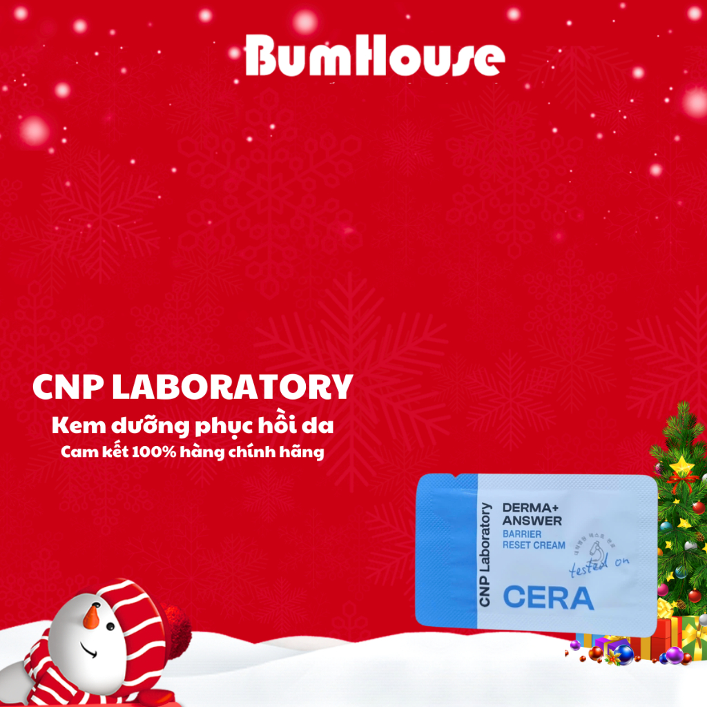 Kem dưỡng da phục hồi da CNP Laboratory CERA Derma Answer Barrier Reset 1ml