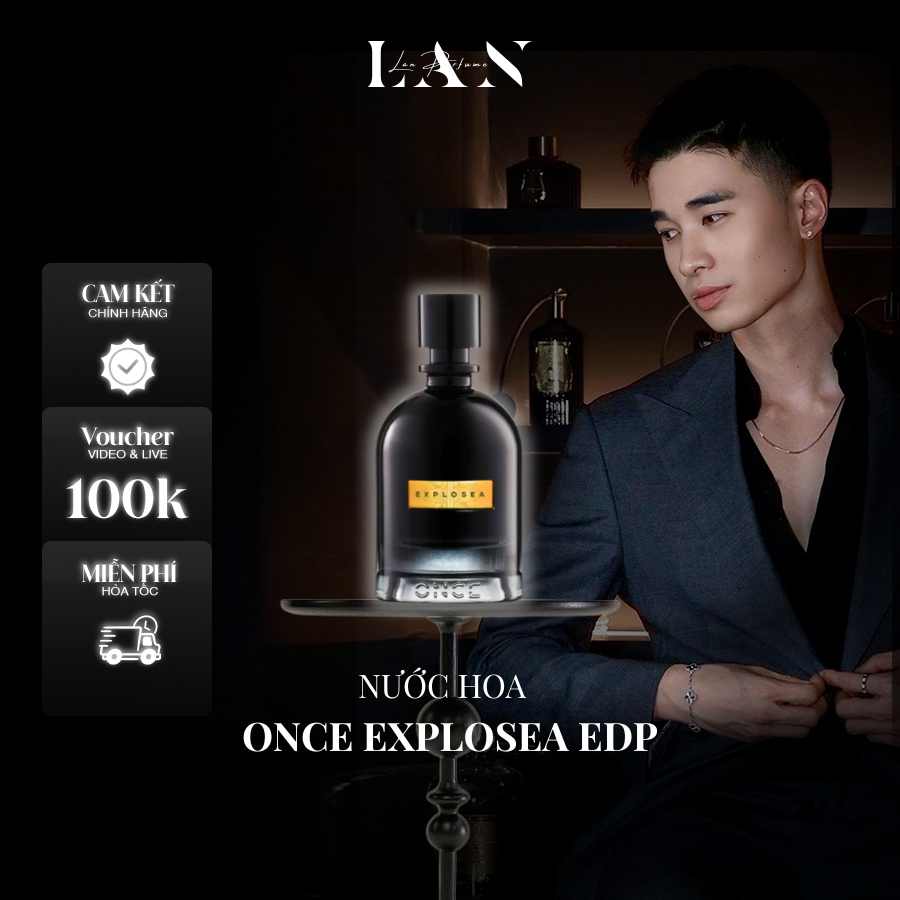 [LAN] Nước hoa Unisex Once Explosea EDP 100ml Fullbox