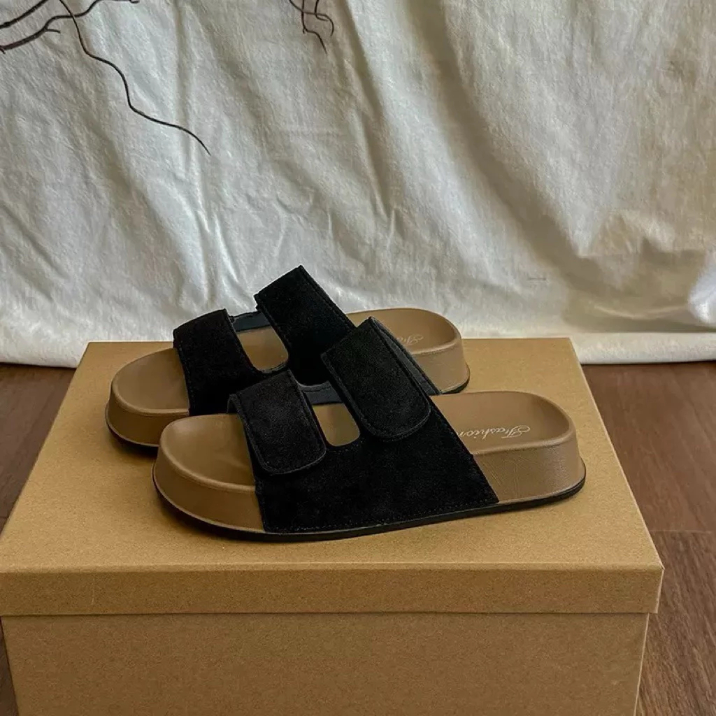 Dép Sandal Nữ Quai Ngang BBA Dán Da PU Đế 3cm Êm Nhẹ, Dép Nữ Basic Dễ Phối Đồ Hot Trend Hè 2026 | Tiệm giày Quỳnh Anh