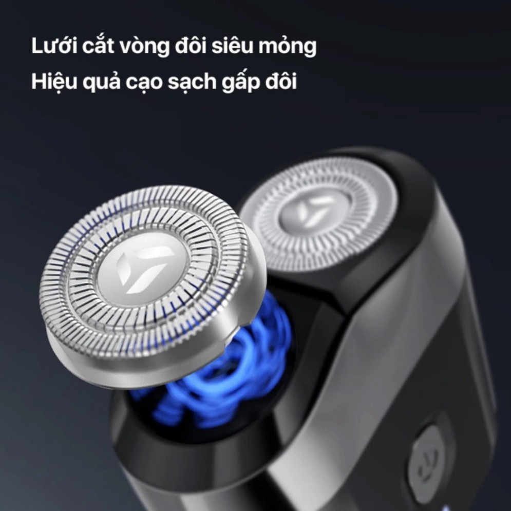 Máy Cạo Râu Enchen Mini6 Cạo Mượt Không Kích Ứng Cạo Khô Cạo Nước, Đầu Cạo Dễ Tháo Lắp, Siêu Nhỏ Gọn