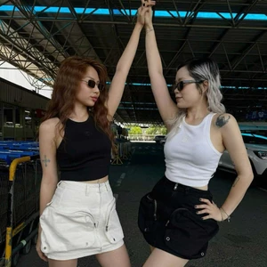 MIDDUA - TANK2401 Tank crop thêu