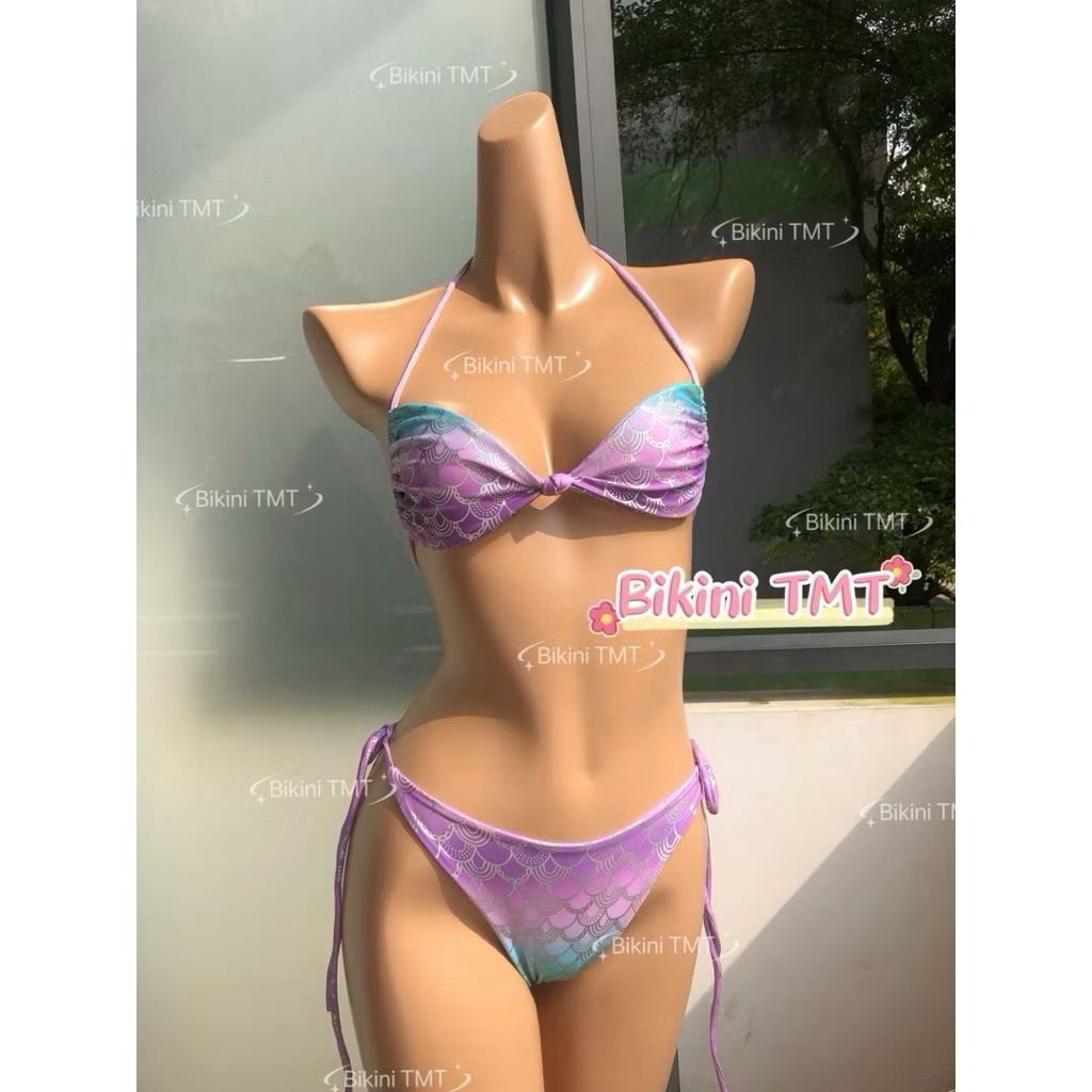 Bikini DTD áo tắm hai mảnh bản ngang khút quần siêu lọt cao cấp