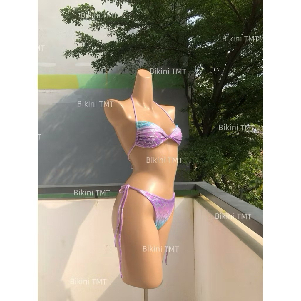 Bikini DTD áo tắm hai mảnh bản ngang khút quần siêu lọt cao cấp