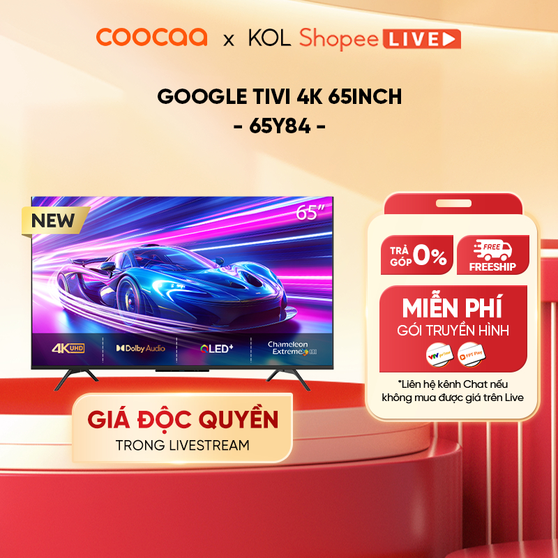 Google Tivi Coocaa 4K 65 inch 65Y84