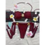 Bikini DTD 2 mảnh bản ngang ôm ngực phụ kiện sò(sẳn HCM- hoả tốc)