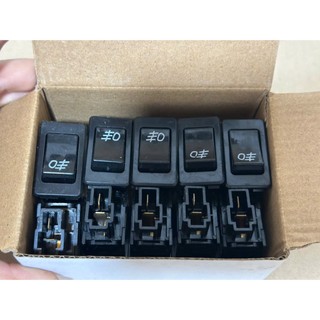 Công tắc đèn sương mù 2 chân bé dùng cho ô tô và xe tải.D